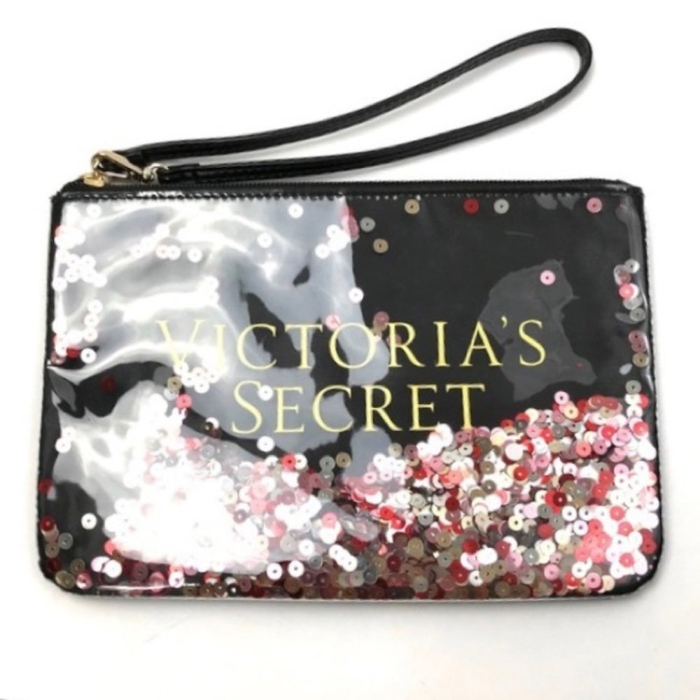 NWOT Victoria’s Secret Wristlet Floating Sequins